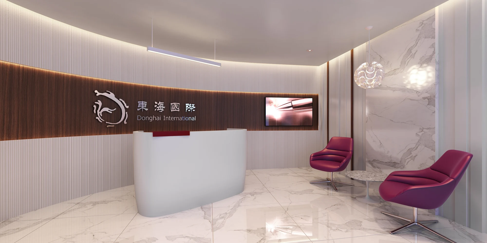 DongHai reception design concept