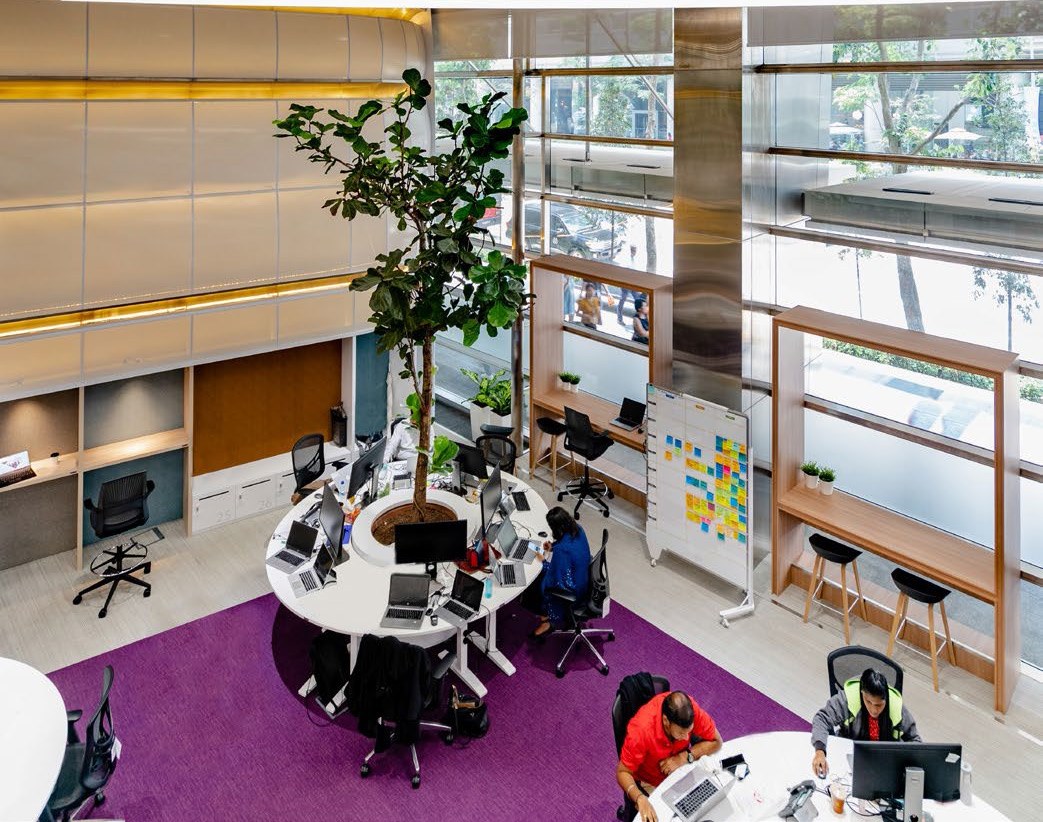 UOB SGX L1 & Mezzanine workplace, Singapore